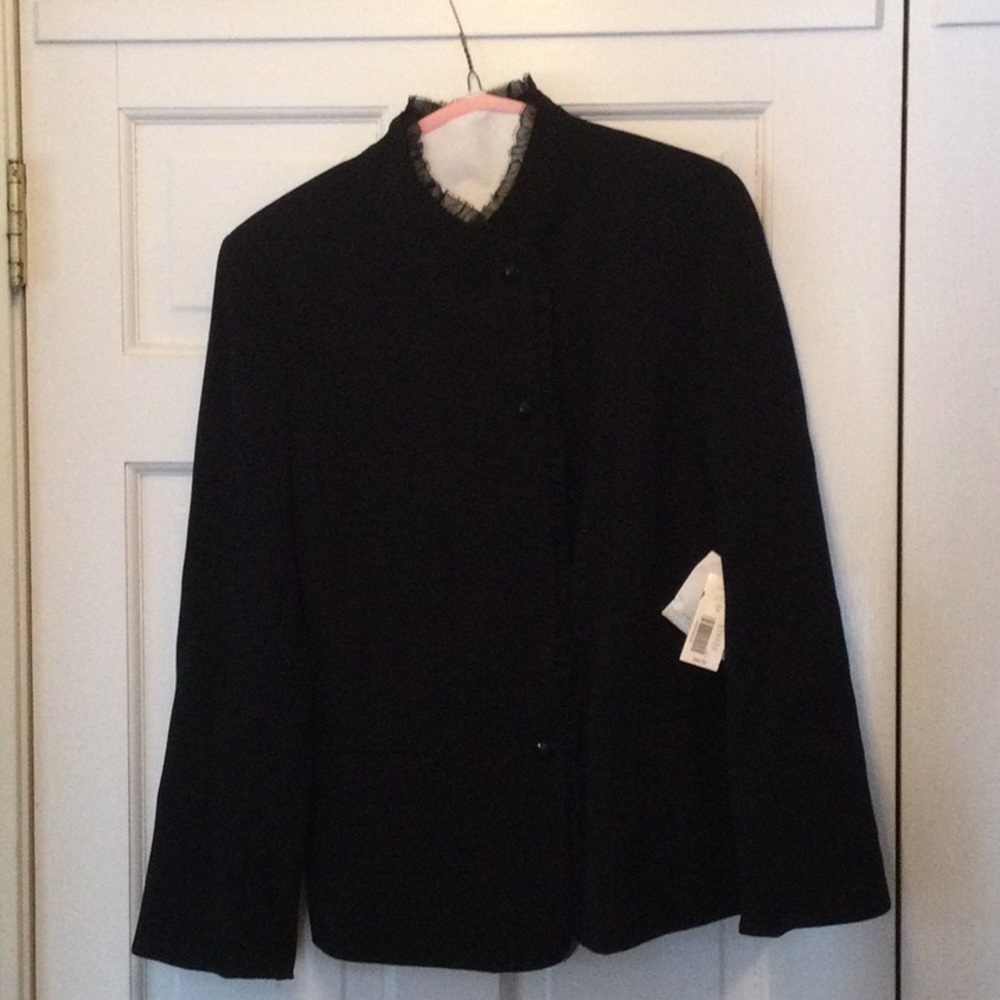Black dressy jacket. Size 10 NWT